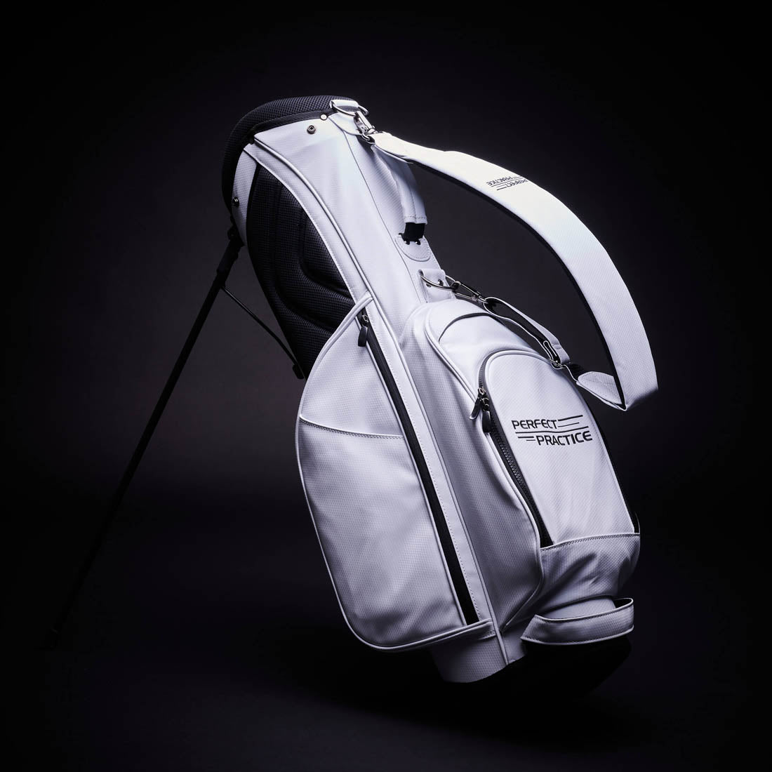 Perfect Practice PPLX Stand Golf Bag - White | Perfect Practice