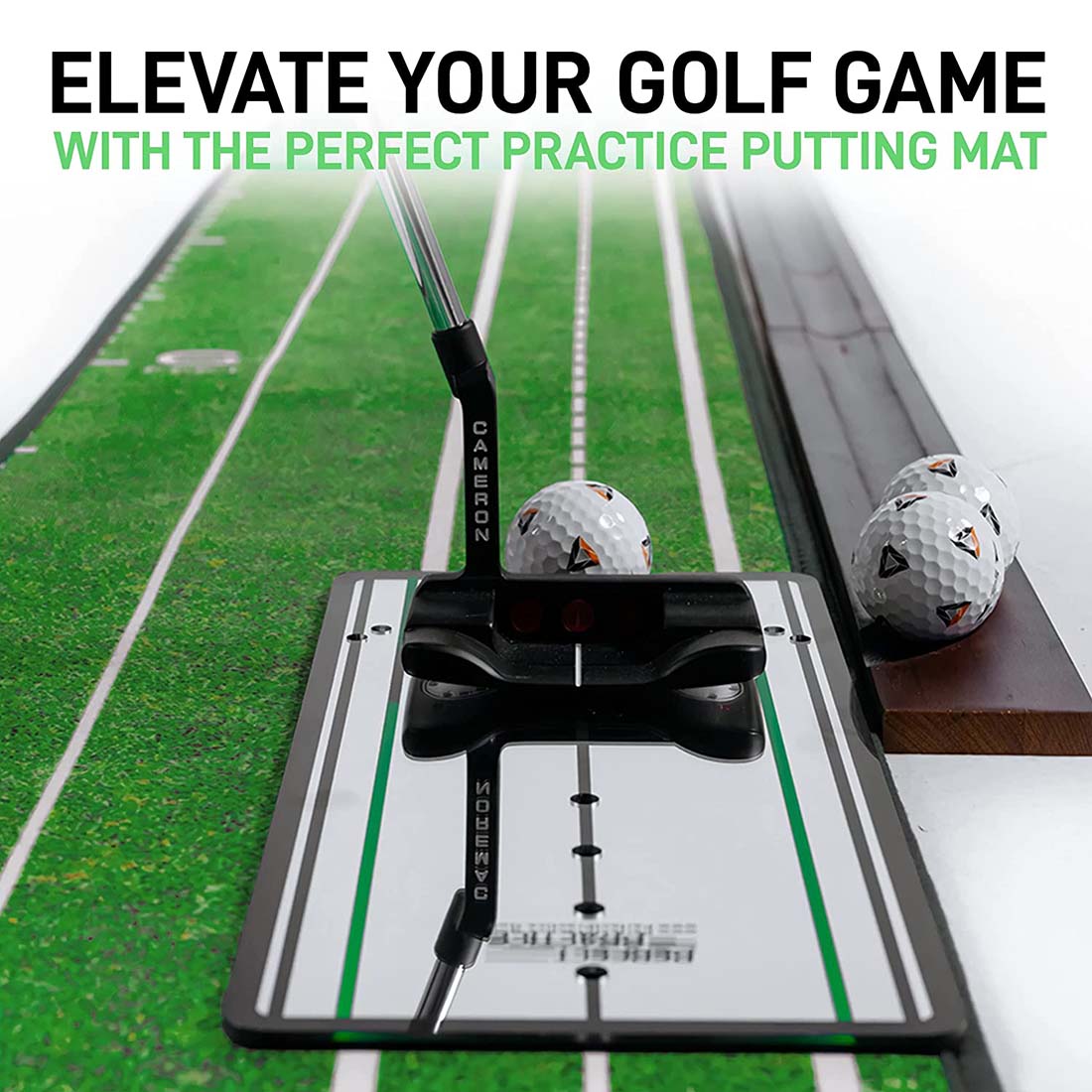 Perfect Putting Mat with Perfect buy Putting Mirror